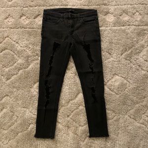 Faded Black Distressed Joe's Jeans sz 30